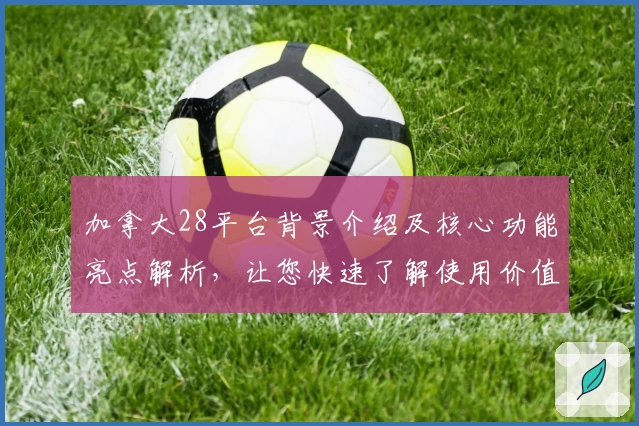 加拿大28平台背景介绍及核心功能亮点解析，让您快速了解使用价值